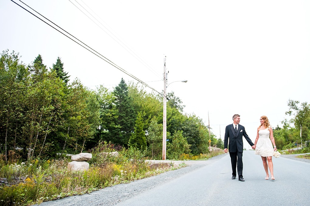 Backyard Wedding, Halifax Wedding, Evening Ceremony