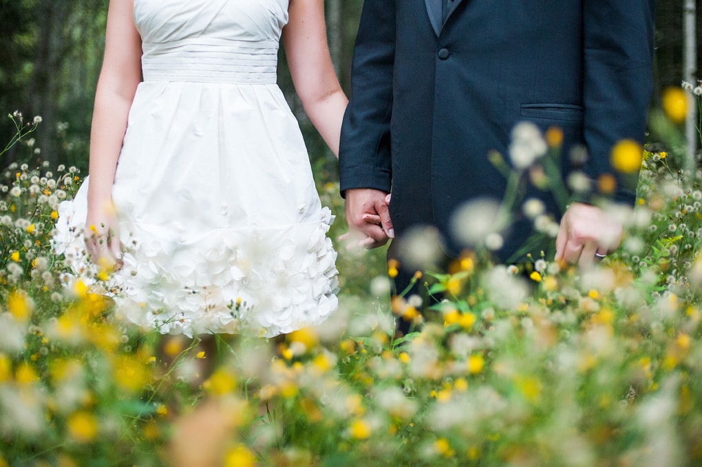 Backyard Wedding, Halifax Wedding, Evening Ceremony