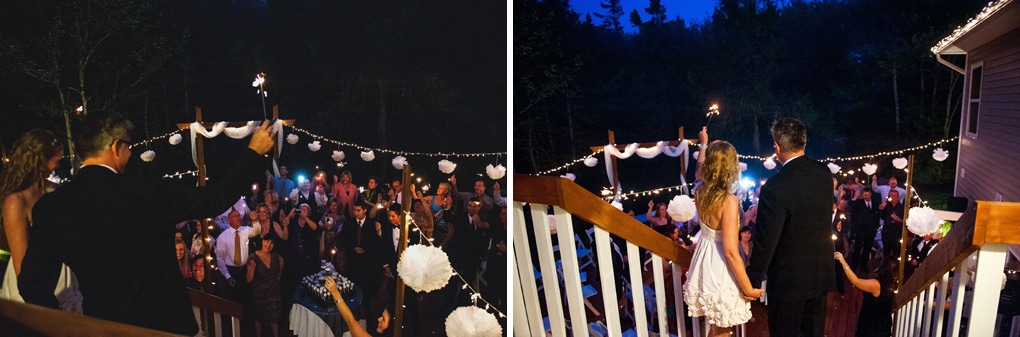 Backyard Wedding, Halifax Wedding, Evening Ceremony