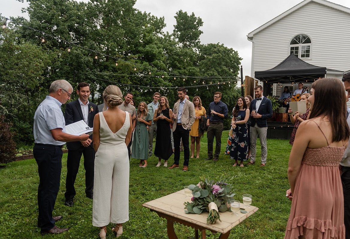 Nova Scotia Backyard Wedding, Antigonish Wedding