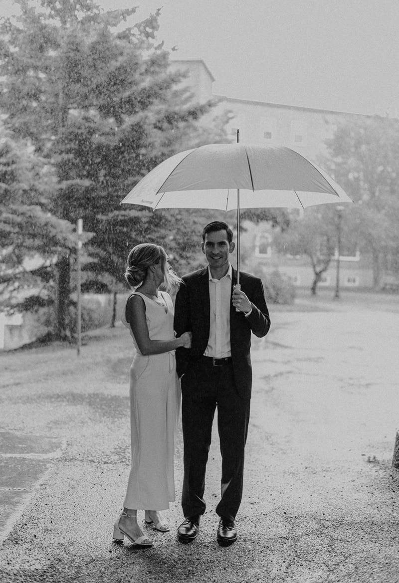 Nova Scotia Backyard Wedding, Antigonish Wedding, Rainy Wedding Day